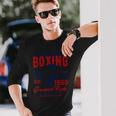 Boxing 伝説のボクサー 最大の戦い チャンピオンシップ ボクシング 長袖Tシャツ 彼への贈り物