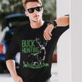 Buck Hunting Forever Deer Hunting 長袖Tシャツ 彼への贈り物