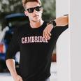 Cambridge Uk England ケンブリッジ 長袖Tシャツ 彼への贈り物