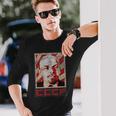 Cccp ソビエト連邦 レトロ ロシア レーニン ビンテージスタイル 長袖Tシャツ 彼への贈り物