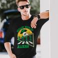 Chillin With My Aliens ハロウィン 宇宙船 エイリアン Ufo 面白い 長袖Tシャツ 彼への贈り物