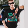 Del Mar 競馬 サラブレッドサンタアニタ競馬選手 長袖Tシャツ 彼への贈り物