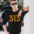 Detroit 313 長袖Tシャツ 彼への贈り物