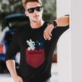 Dreamworks Dragons Light Fury & Night Fury Faux Pocket 長袖Tシャツ 彼への贈り物