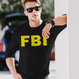 Fbi ハロウィン おもしろコスチューム 長袖Tシャツ 彼への贈り物