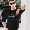Aerospace How Planes Fly Air Magic Flight Crew 長袖Tシャツ 彼への贈り物