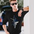 G's Up、戦闘機f-22、ジェット&飛行機好きに。 長袖Tシャツ 彼への贈り物