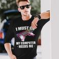 Gamer Pcゲーム プログラマー It開発 長袖Tシャツ 彼への贈り物