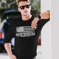 Hair Hustler アメリカ国旗 ヘアスタイリスト バーバー Usa メンズ レディース 長袖Tシャツ 彼への贈り物