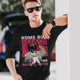 Home Run King Marcell Ozuna Atlanta Mlbpa 長袖Tシャツ 彼への贈り物
