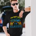 I'm Not Old I'm Classic ビンテージカー 誕生日デザイン 長袖Tシャツ 彼への贈り物