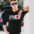 Japan Flag Japaneseports Games アスレチック ジャージスタイル 長袖Tシャツ 彼への贈り物