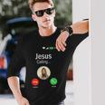 Jesus Is Calling I Jessus Calls An & 長袖Tシャツ 彼への贈り物