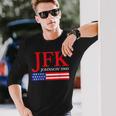 Jfk ヴィンテージ 政治 ジョン F ケネディ ジョンソン 1960 長袖Tシャツ 彼への贈り物