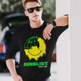 Junglist ドラムとベース Dnb スマイリー 長袖Tシャツ 彼への贈り物