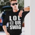 Lol Urwag Fun Dank Meme Driptyle Joke 長袖Tシャツ 彼への贈り物
