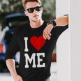 I Love Me ハートセルフラブセルフ受容i Love Me 長袖Tシャツ 彼への贈り物