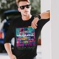 I Love Miami & Miami Loves Me Cool Miami Illustration 長袖Tシャツ 彼への贈り物