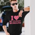 I Love My Husband · I Heart My Husbandalentines Day 長袖Tシャツ 彼への贈り物