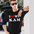 I Love My Kam アイ・ラブ・マイ・カム 長袖Tシャツ 彼への贈り物