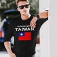 I Love Taiwan Flag Taiwanese Pride Itand With 長袖Tシャツ 彼への贈り物