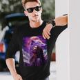 I Love Wolves ビンテージ ネイティブアメリカン 長袖Tシャツ 彼への贈り物