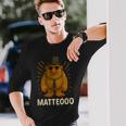 Matteooo イタリアンブレインロットミーム – シュールなaiクリーチャー 長袖Tシャツ 彼への贈り物