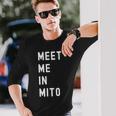 Mito Ibaraki で会いましょう 日本 長袖Tシャツ 彼への贈り物