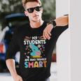 Mytudents Are Eggs Tremelymart イースターの日の先生 長袖Tシャツ 彼への贈り物
