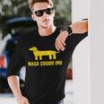 Nagaugiru Inu なが すぎる いぬ 長袖Tシャツ 彼への贈り物