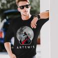 Nasa アルテミスiiミッション月 長袖Tシャツ 彼への贈り物
