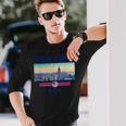 New York Citykyline New York New York City 長袖Tシャツ 彼への贈り物