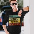 Nils The Man The Myth The Legend面白い名言 長袖Tシャツ 彼への贈り物