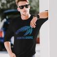 Northhore ハワイ ハワイアン ウミガメ タトゥー トライバルビーチ 長袖Tシャツ 彼への贈り物