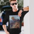 Odilon Redonによるサイクロプスの有名なアートワーク。 長袖Tシャツ 彼への贈り物