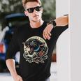 Panther トラディショナル タトゥー アーティスト インク入り タトゥー入り 長袖Tシャツ 彼への贈り物