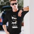 Posetretchavasanaジャック・ラッセル・テリア犬 長袖tシャツ 長袖Tシャツ 彼への贈り物