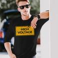 Snirt 高電圧tシャツ 高電圧 高電圧 長袖Tシャツ 彼への贈り物