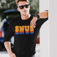Snus 90年代デザイン チュアブルツール 長袖Tシャツ 彼への贈り物