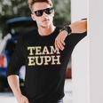 Team Euph Team Euphonium 吹奏楽部「チームユーフ」 おかしなユーフォニアム 長袖Tシャツ 彼への贈り物