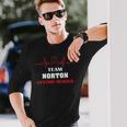 Team Norton Lifetime Memember Blood Fully Family 長袖Tシャツ 彼への贈り物