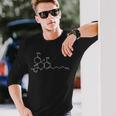 Thc 分子tシャツ テトラヒドロカンナビノール化学構造 長袖Tシャツ 彼への贈り物