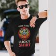 This Is My Lucky 日本のだるま人形 長袖Tシャツ 彼への贈り物
