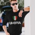 Umbria イタリア アンブロ ルーツ 長袖Tシャツ 彼への贈り物