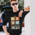 I Use Math In Real Life 面白い 数学者 先生 学生 長袖Tシャツ 彼への贈り物