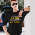 Ussシーウルフssn-21サブマリン 長袖tシャツ 長袖Tシャツ 彼への贈り物