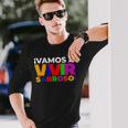 Vamos Aivirabroso Frase フランシア・マルケス 長袖Tシャツ 彼への贈り物