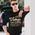 Vintage 1971 オリジナルパーツ 55周年記念 レトロ 長袖Tシャツ 彼への贈り物