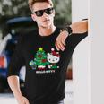 【クリスマス特集】Usデザイン ハローキティ クリスマスツリー 長袖Tシャツ 彼への贈り物
