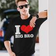 お兄ちゃん大好き 長袖Tシャツ 彼への贈り物